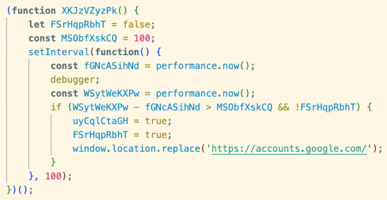 Обход временной точки останова отладчика.