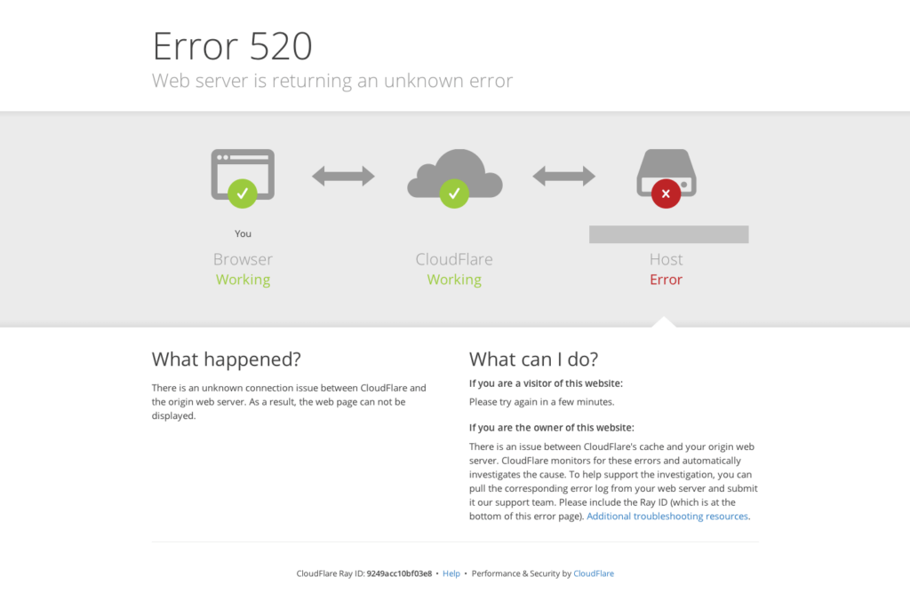 cloudflare 520