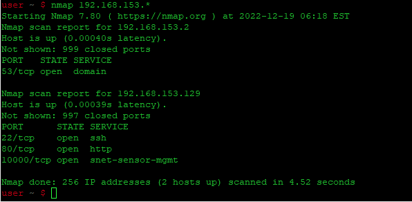 Nmap: Сканирование октетов с помощью подстановочных знаков (Wildcards)