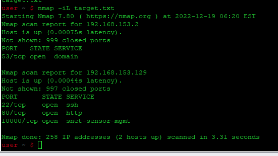 nmap -iL target.txt