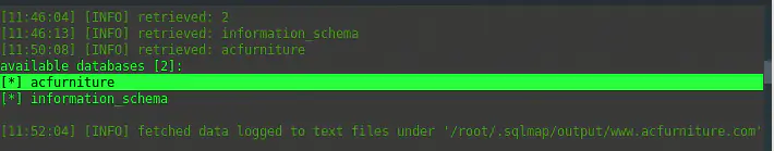 SQL-инъекции с использованием SQLMAP
