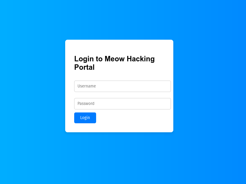 Поддельный портал входа