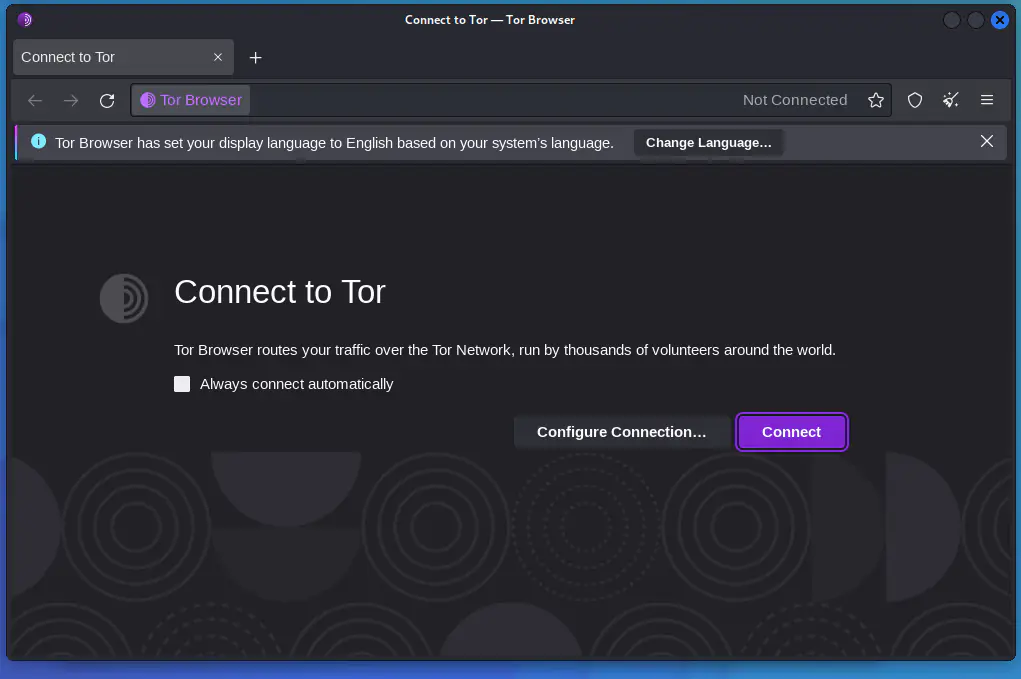Подключитесь к Tor