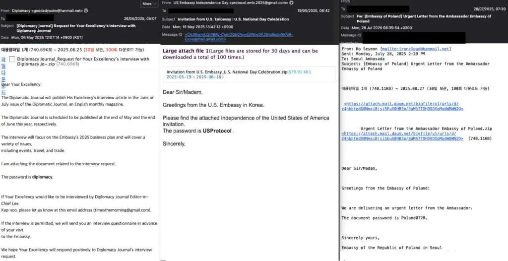 Примеры фишинговых писем-приманок