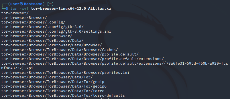 Установка Tor Browser на Kali Linux