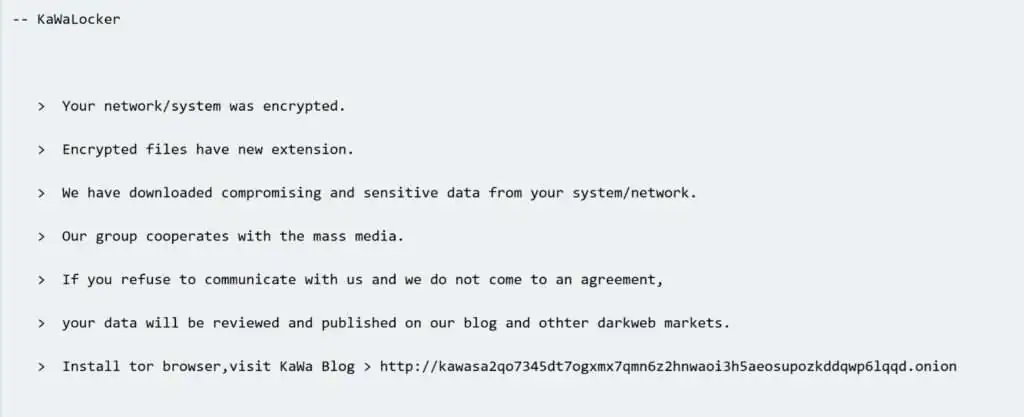 Выдержка из записки о выкупе