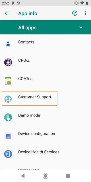 Значок и название этого приложения