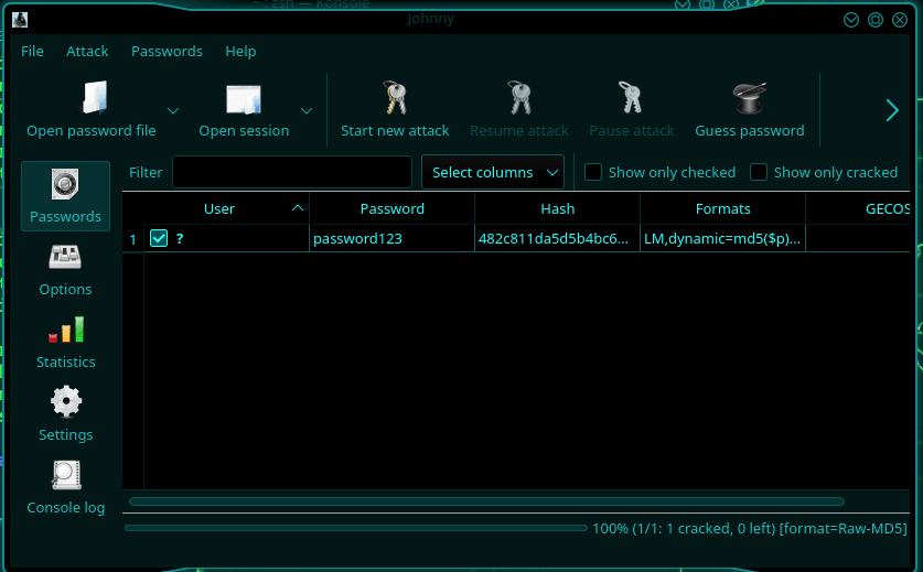 Johnny: версия с графическим интерфейсом