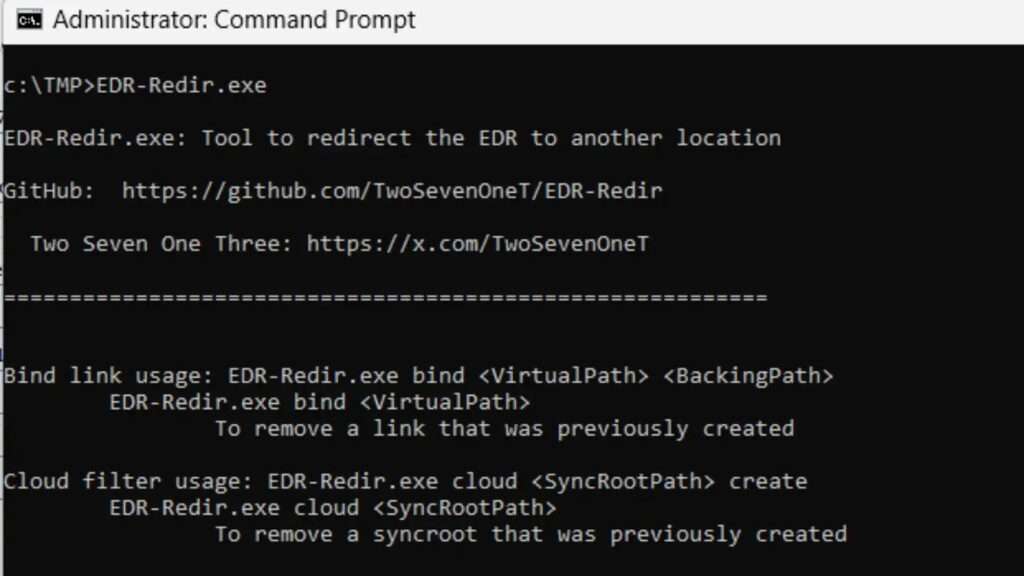 EDR-Redir Tool