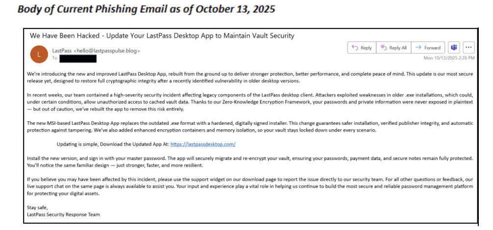 Фишинговое пиьсмо