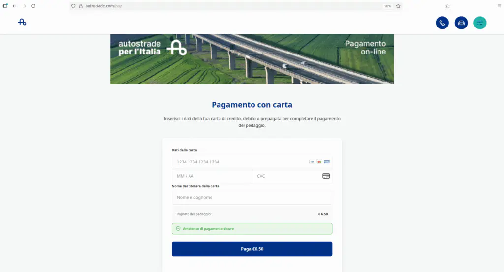 Поддельный веб сайт