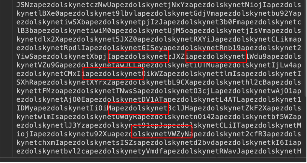 Случайное слово «apezdolskynet» добавлено в первую версию шпионского ПО