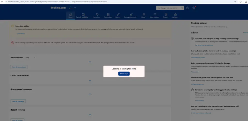 сообщение об ошибке