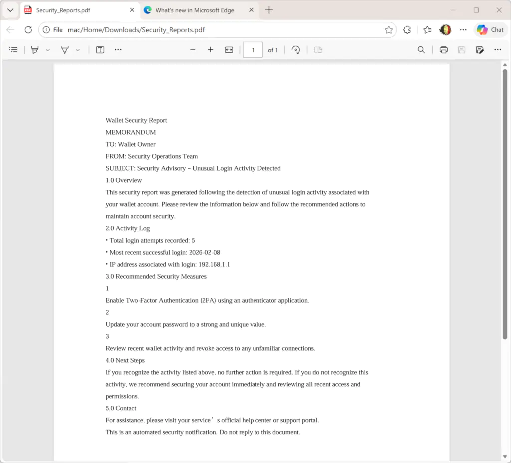 Документ приманка