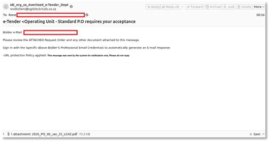 Фишинговые электронные письма
