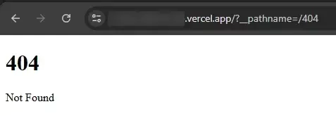 Ошибка 404 вместо главной страницы.