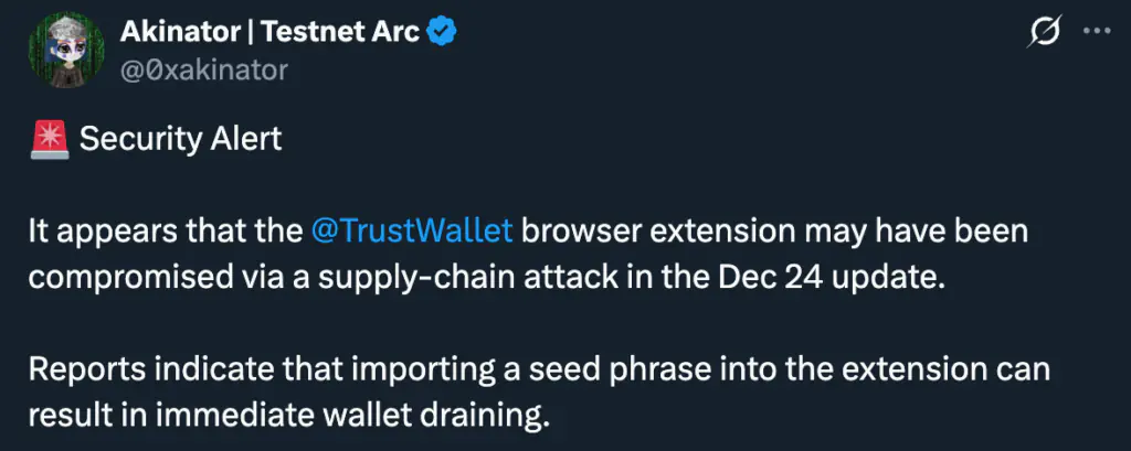 сообщение о компрометации