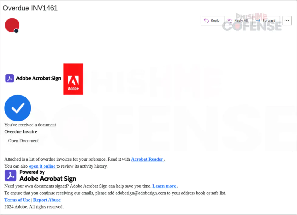 Текст электронного письма