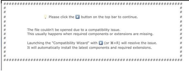 Заголовок AppleScript, предлагающий выполнить сценарий.