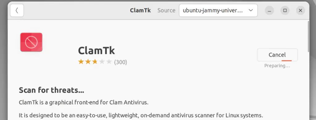 Установка ClamTk