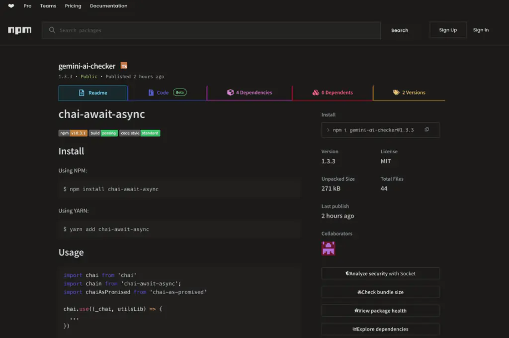 Снимок экрана