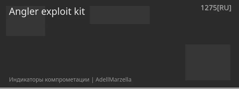 Angler exploit kit