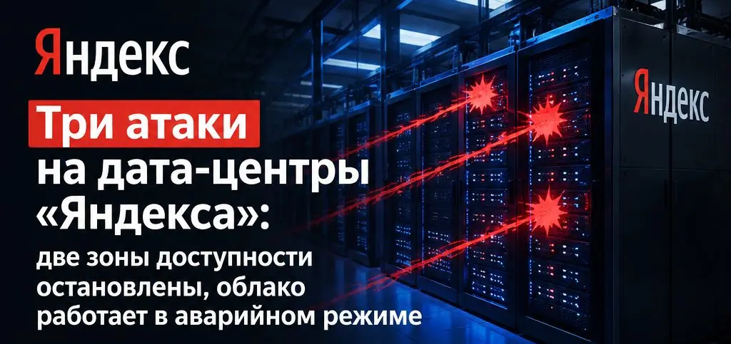 Три атаки на дата-центры Яндекса две зоны доступности остановлены, облако работает в аварийном режиме